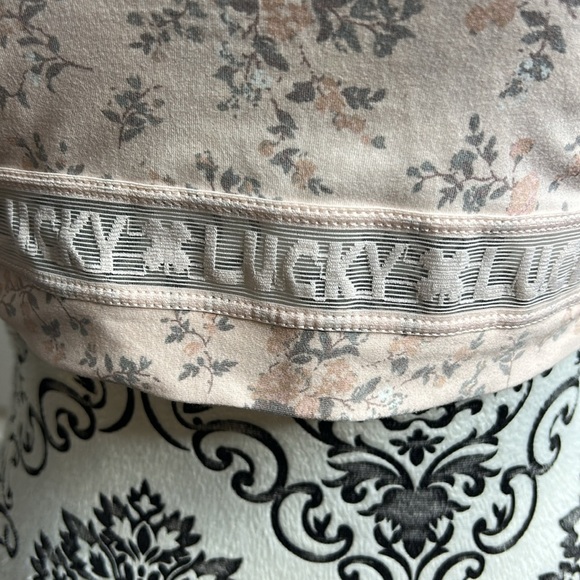 Lucky Brand 2 Wirefree Padded Floral Gray LVD00159 NEW - Picture 4 of 11